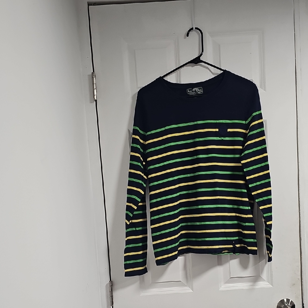Lauren Ralph Lauren Navy Shirt - Picture 7 of 7